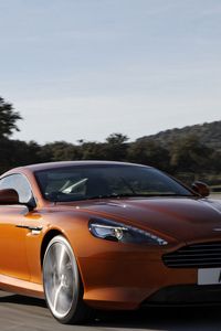 Превью обои aston martin, virage, вид сбоку