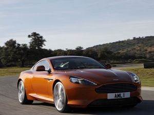 Превью обои aston martin, virage, вид сбоку