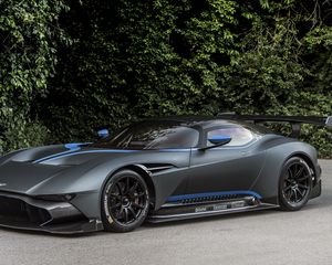 Превью обои aston martin, vulcan, вид сбоку