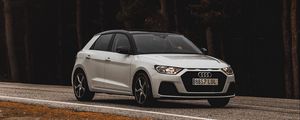 Превью обои audi a1 sport, audi, автомобиль, вид сбоку