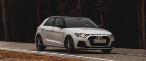 Превью обои audi a1 sport, audi, автомобиль, вид сбоку