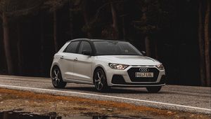 Превью обои audi a1 sport, audi, автомобиль, вид сбоку