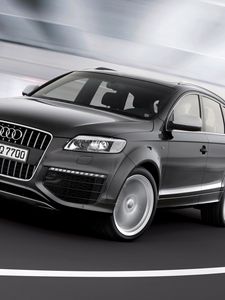 Превью обои audi q7, audi, черный, концепт