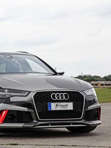 Превью обои audi, rs6, avant, вид спереди