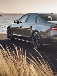 Превью обои audi, s8, вид сзади