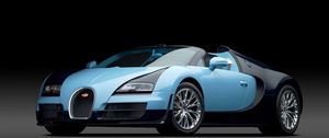 Превью обои автомобиль, bugatti veyron vitesse jean-pierre wimille, bugatti veyron, veyron grand sport vitesse