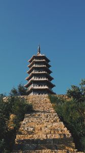 Превью обои азия, пагода, храм