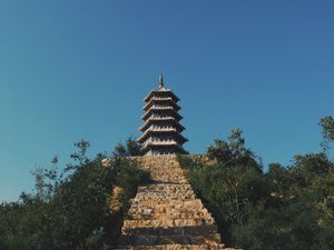Превью обои азия, пагода, храм