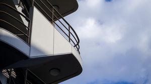 Превью обои балконы, здание, фасад, небо