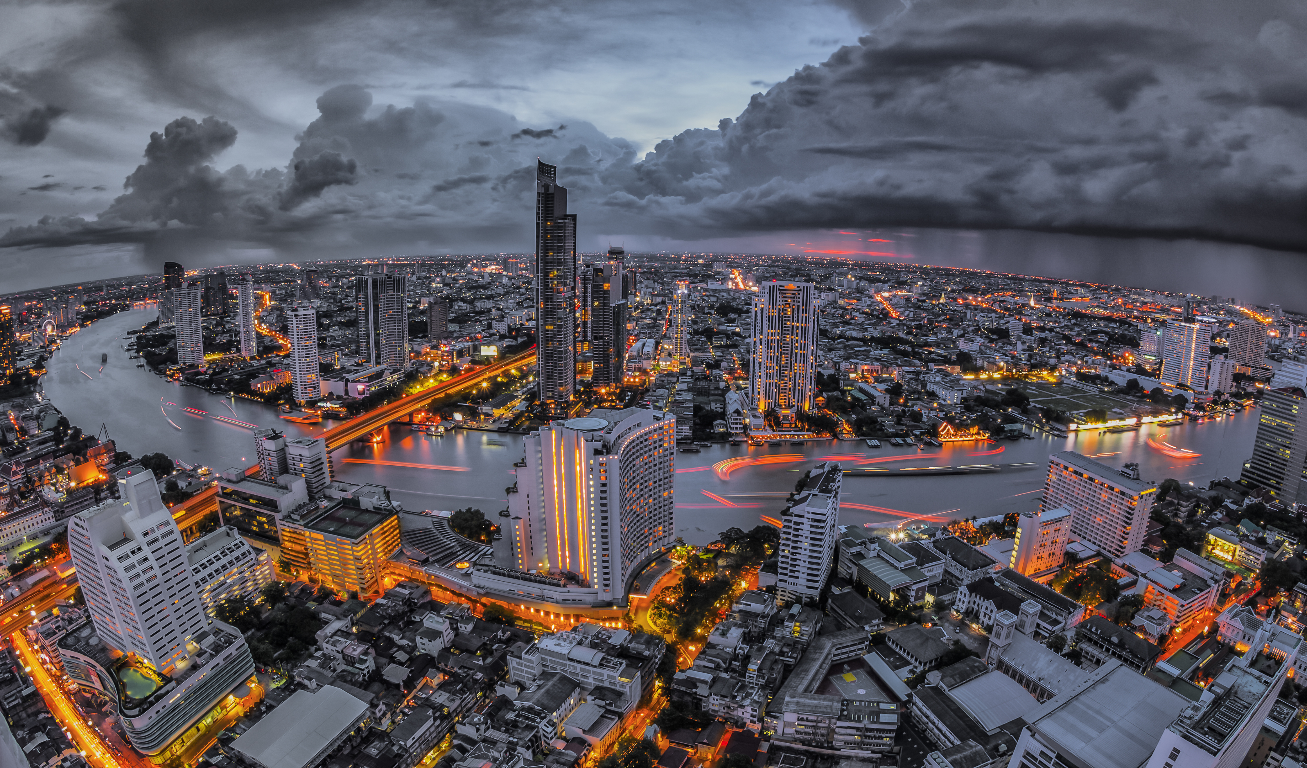Бангкок панорама города