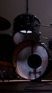 Превью обои барабанная установка, барабаны, музыка, музыкальное оборудование