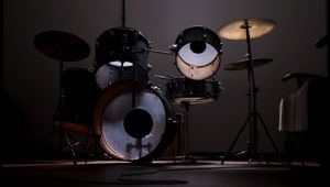 Превью обои барабанная установка, барабаны, музыка, музыкальное оборудование