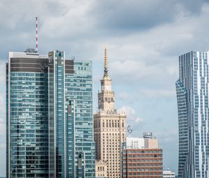 Превью обои башня, часы, здания, архитектура, город