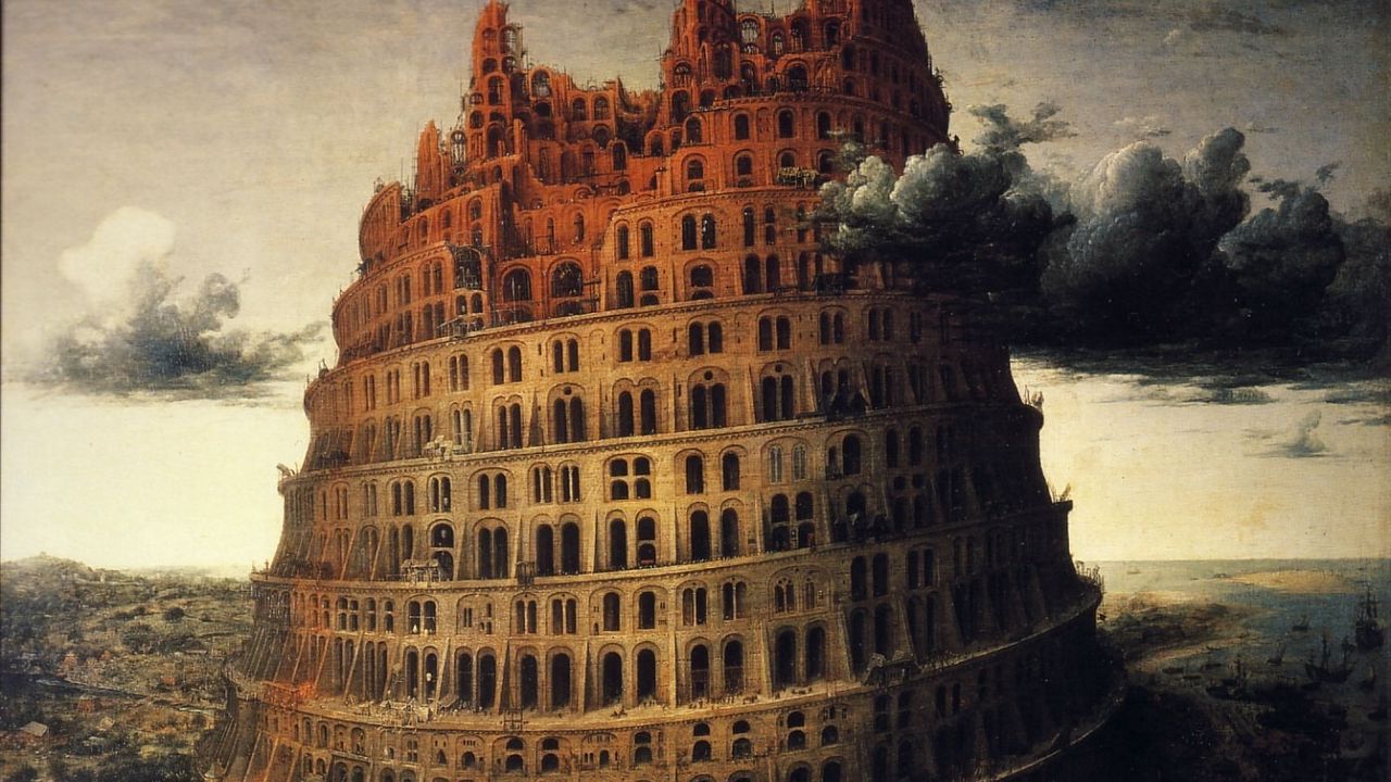 Иллюстрация вавилонской башни