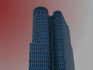 Превью обои башня, здание, архитектура, современный, минимализм