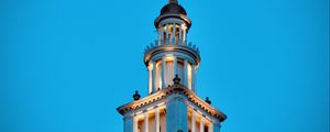 Превью обои башня, здание, архитектура, огни