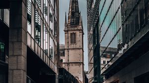 Превью обои башня, здания, архитектура, улица