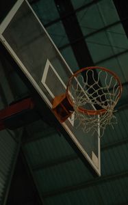 Превью обои баскетбол, баскетбольная сетка, баскетбольное кольцо, баскетбольный щит