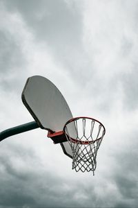 Превью обои баскетбол, сетка, баскетбольный щит, небо