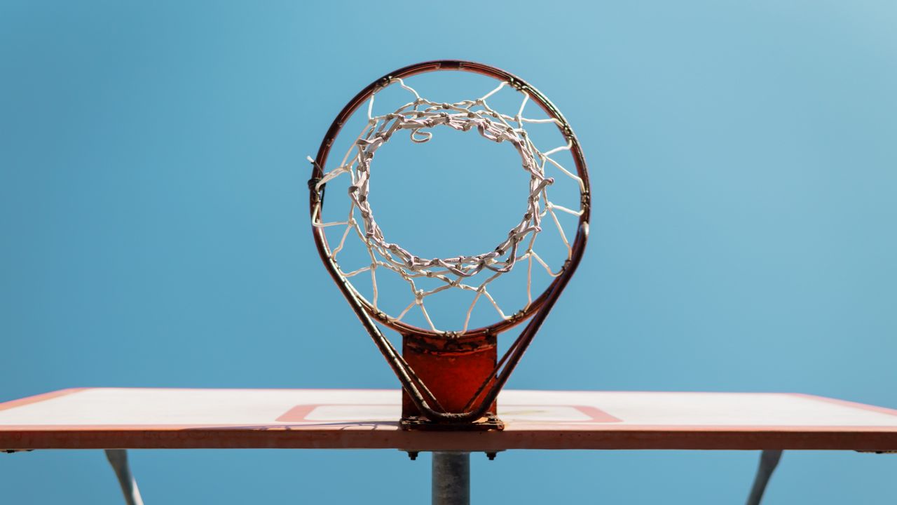 Обои баскетбольное кольцо, баскетбол, кольцо, сетка, щиток, спортивный