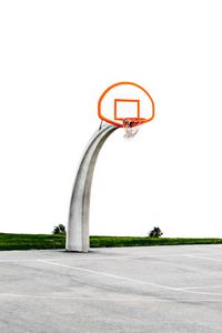 Превью обои баскетбольное кольцо, площадка, столб, баскетбол, спорт