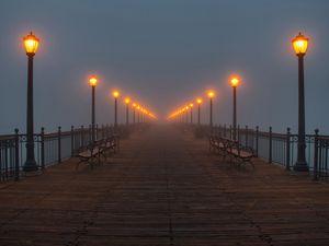 Превью обои bay bridge, сан-франциско, калифорния, сша