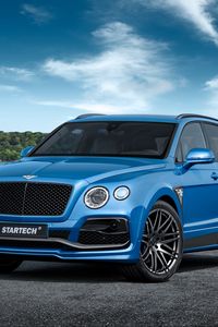 Превью обои bentley, bentayga, вид сбоку