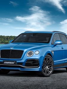 Превью обои bentley, bentayga, вид сбоку