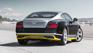 Превью обои bentley, continental, gt, вид сзади