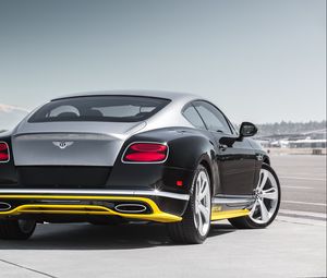 Превью обои bentley, continental, gt, вид сзади