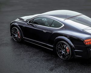 Превью обои bentley, continental, gt, onyx, тюнинг, черный