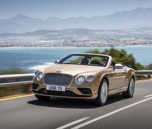 Превью обои bentley, continental gt, концепт, кабриолет