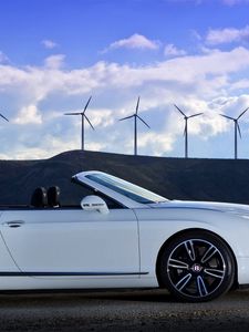 Превью обои bentley, continental, gtc, кабриолет