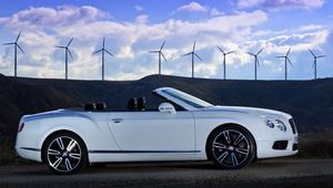 Превью обои bentley, continental, gtc, кабриолет