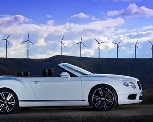 Превью обои bentley, continental, gtc, кабриолет