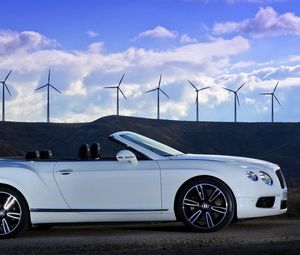 Превью обои bentley, continental, gtc, кабриолет