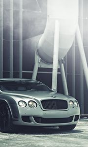 Превью обои bentley, continental, матовый, vellano wheels