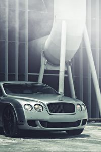 Превью обои bentley, continental, матовый, vellano wheels