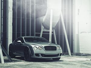 Превью обои bentley, continental, матовый, vellano wheels