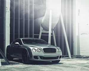 Превью обои bentley, continental, матовый, vellano wheels