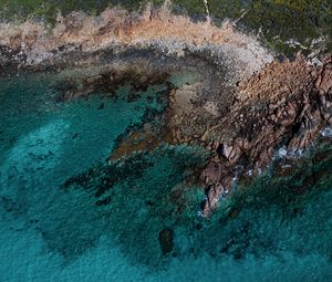 Превью обои берег, море, камни, пейзаж