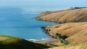 Превью обои берег, море, остров, пейзаж