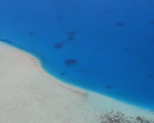 Превью обои берег, море, пейзаж, дно