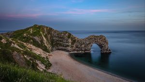 Превью обои берег, море, скала, арка, пейзаж