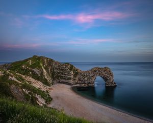 Превью обои берег, море, скала, арка, пейзаж