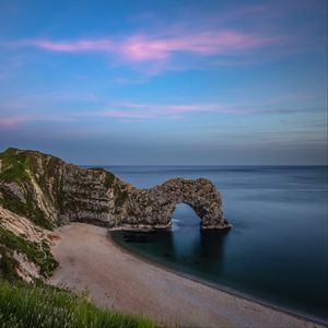 Превью обои берег, море, скала, арка, пейзаж