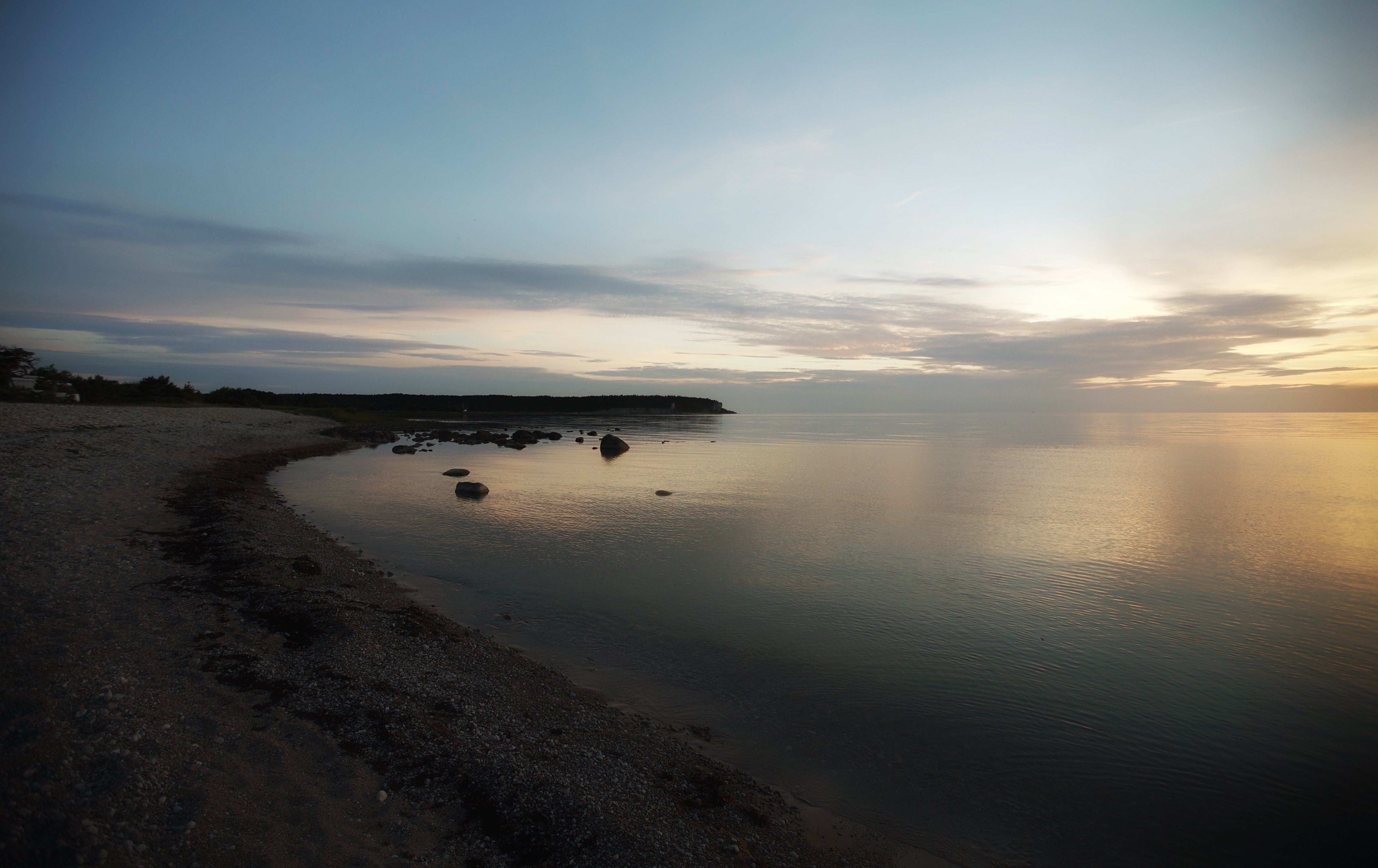 море в сумерках