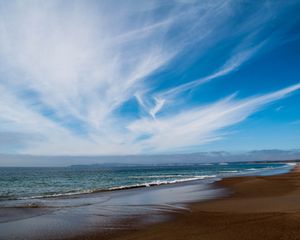 Превью обои берег, море, вода, пейзаж