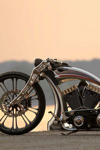 Превью обои bike, custom, unbreakable, мотоцикл