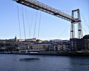 Превью обои бискайский мост, puente de vizcaya, испания